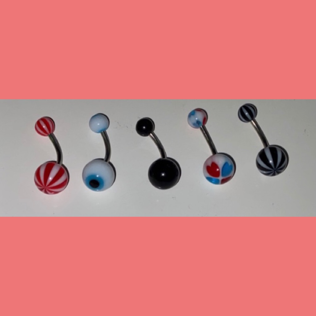 5 Belly Rings